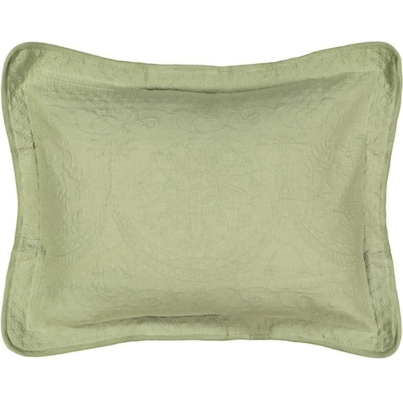 Regal Resting: The King Charles European Matelasse Pillow Case - Fit for Royalty - Picture 1 of 6